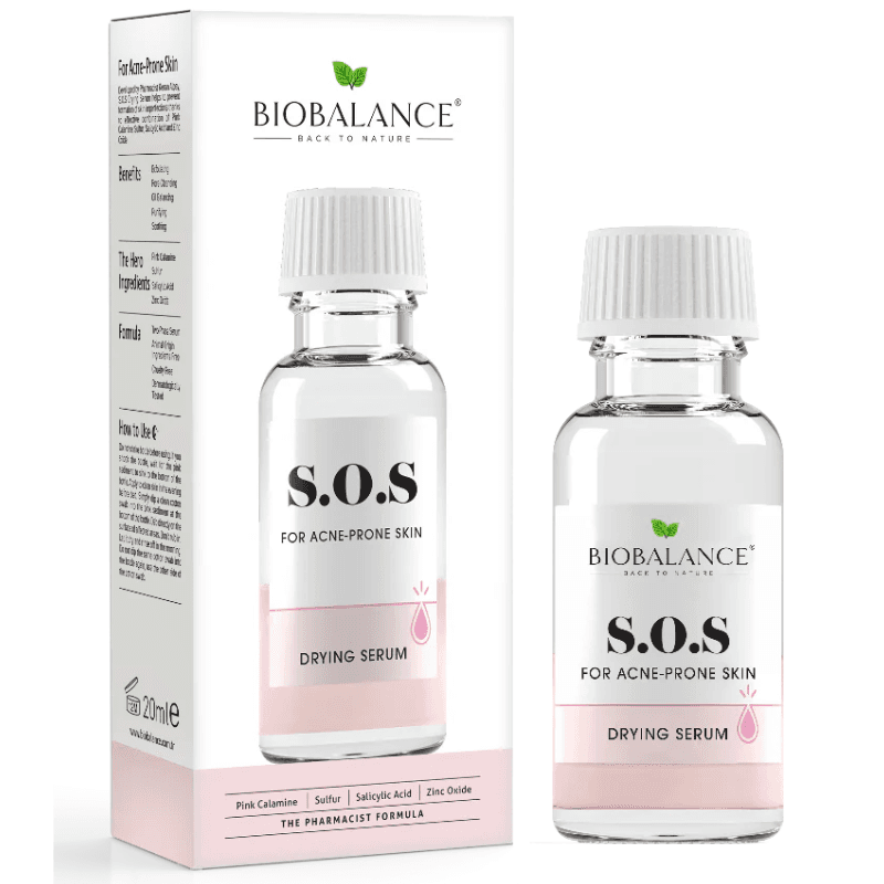 BIOBALANCE S O S for Acne-Prone Skin Drying Serum - 20ml Alp70013
