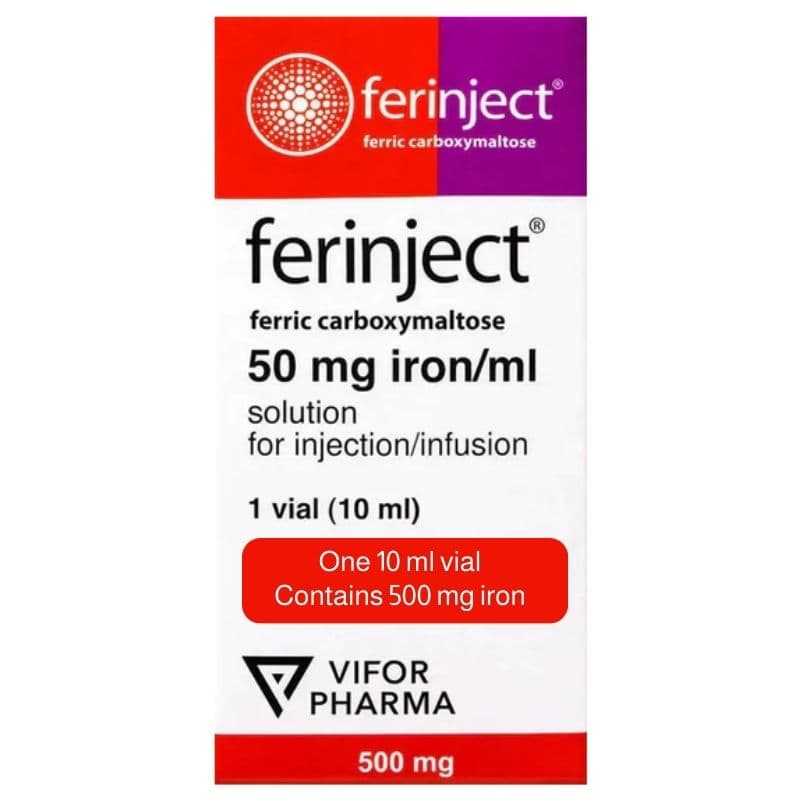 FERINJECT 50mg Iron - 10ml Vial