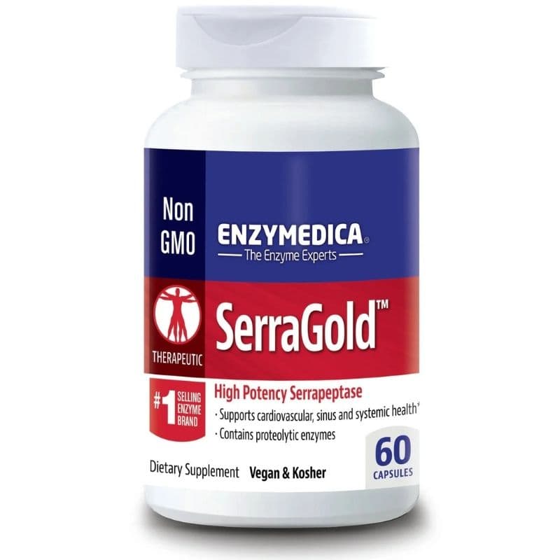 ENZYMEDICA Serra Gold - 60 Capsules