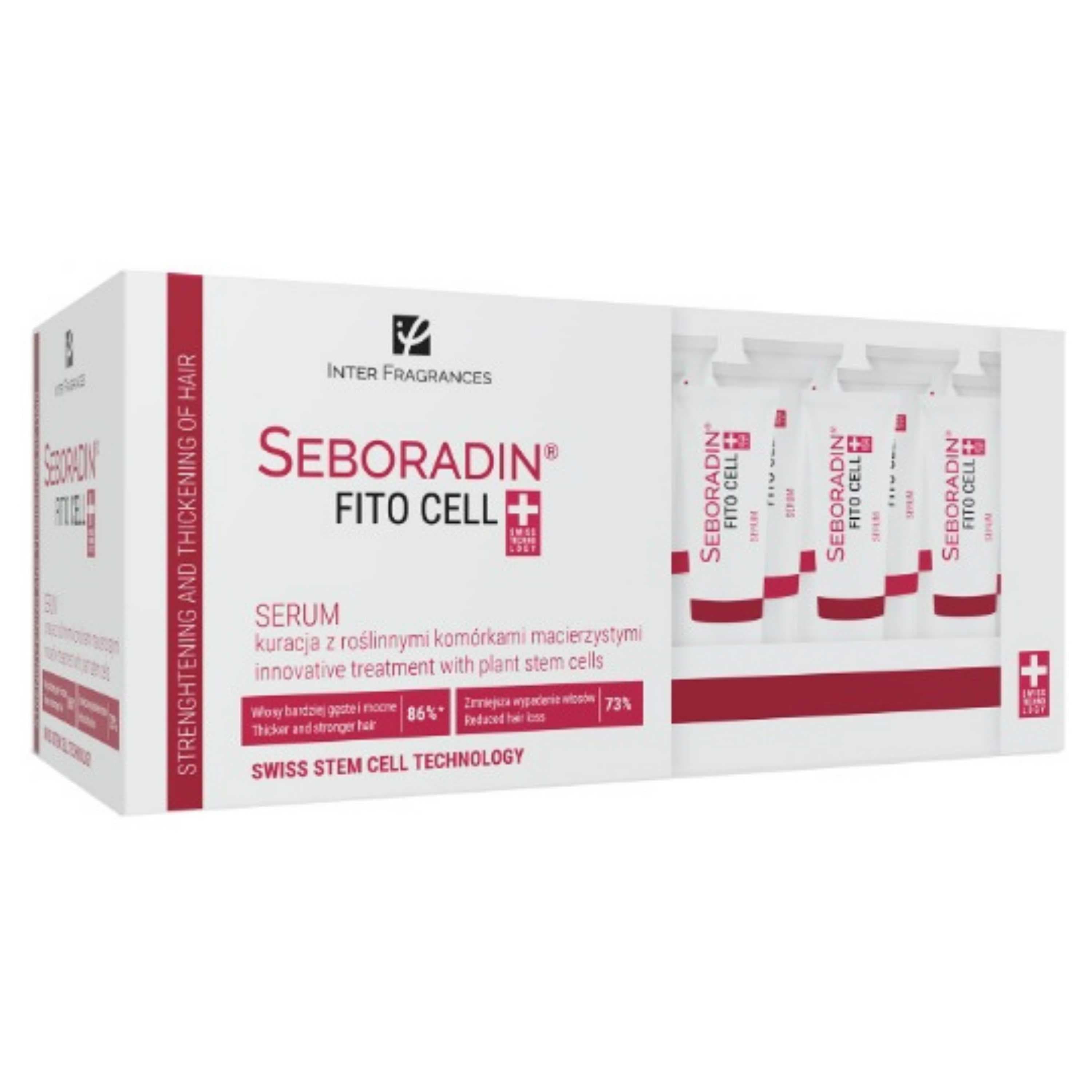 SEBORADIN Fitocell Hair Loss Serum - 15 x 6g Tubes 15564