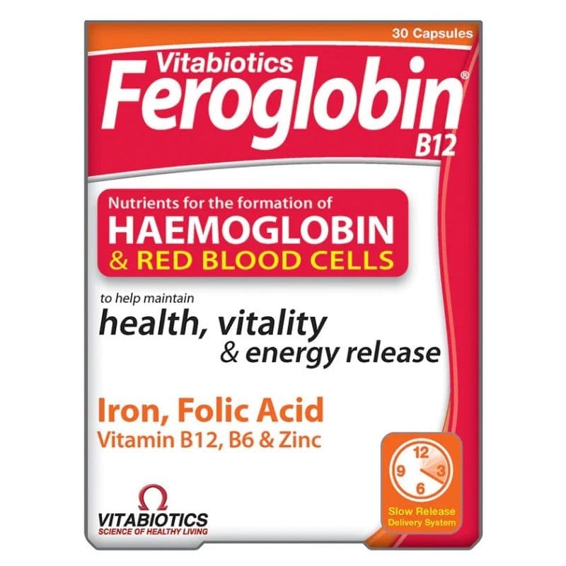 VITABIOTICS Feroglobin B12 - 30 Capsules
