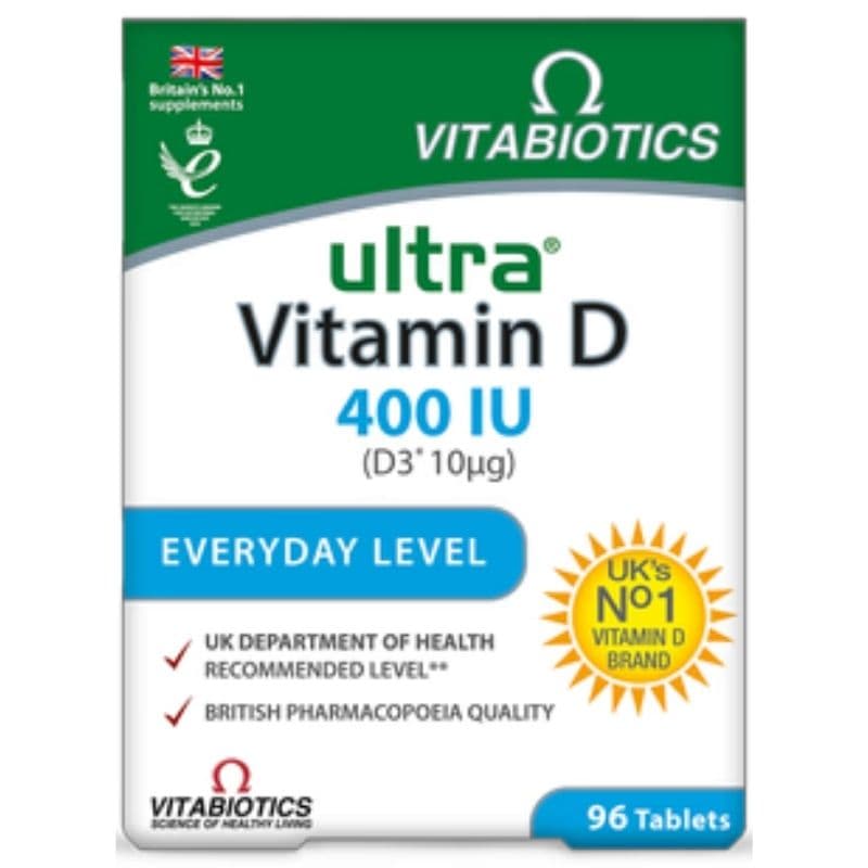 VITABIOTICS Ultra Vitamin D3 1000IU - 96 Tablets