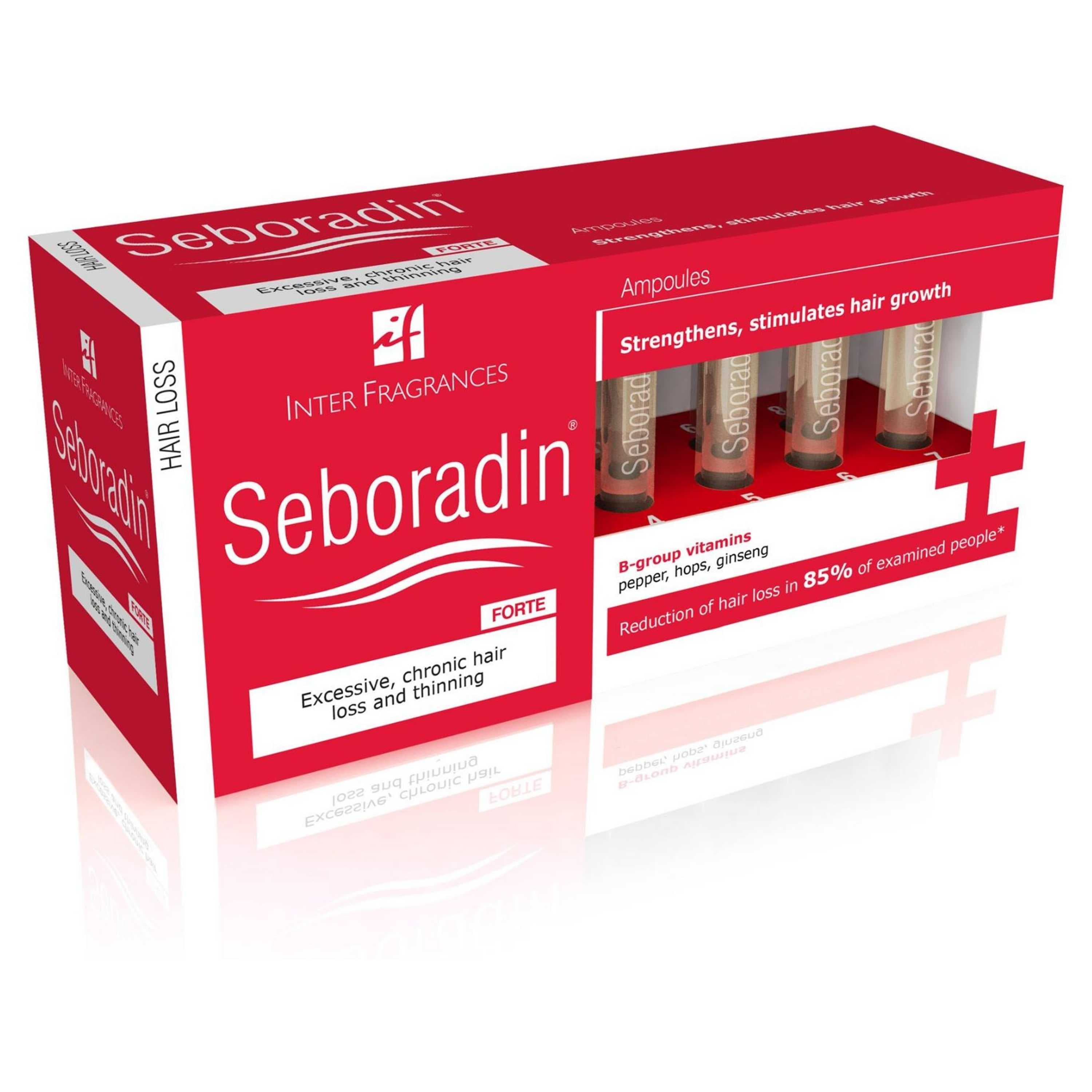 SEBORADIN Forte Hair Loss Ampoules - 14 x 5.5ml 15550