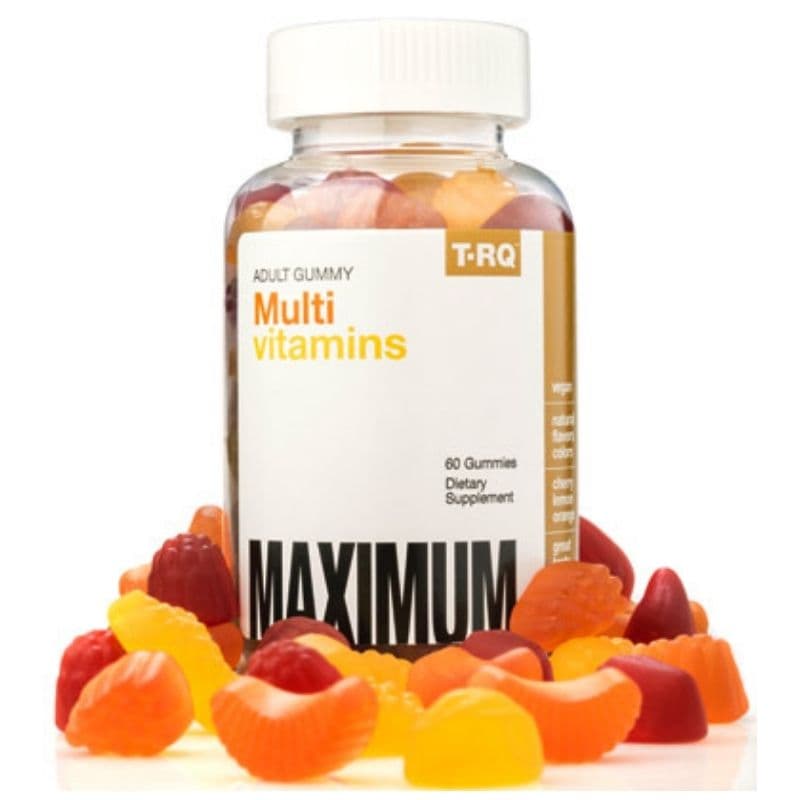 فيتاميك تي ار كيو جمي للبالغين مزيج من الفيتامينات بطعم البرتقال والكرز - 60 قطعة