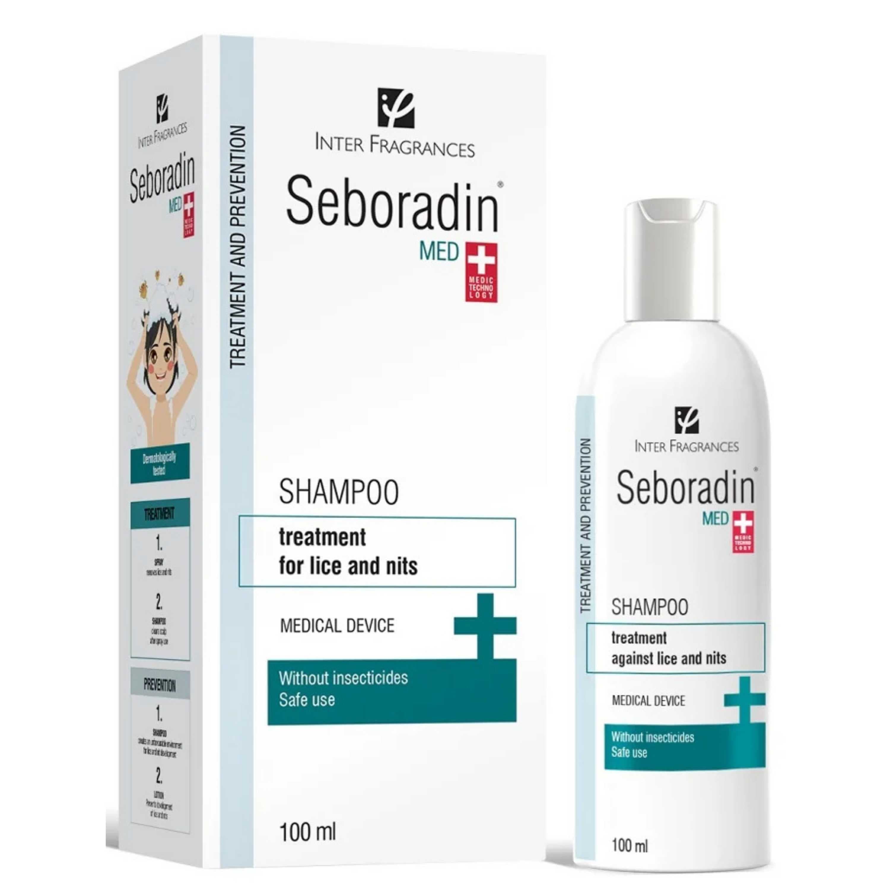 SEBORADIN Lice & Nits Shampoo - 100ml 16573