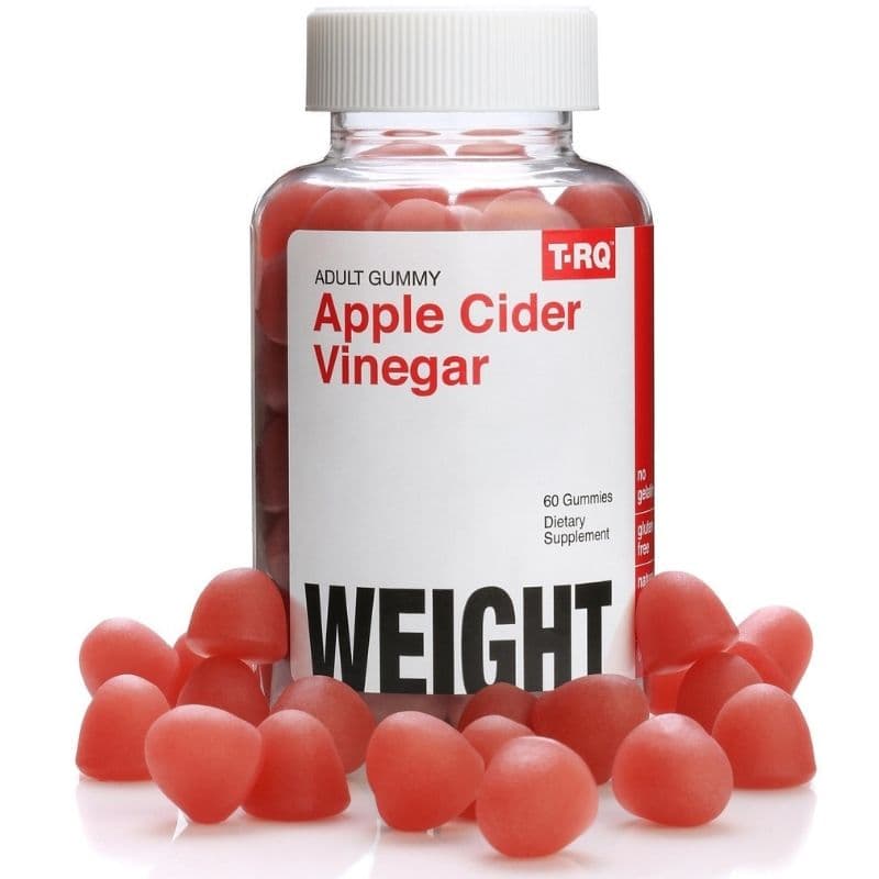 فيتاميك تي ار كيو جمي للبالغين بنكهة خل التفاح - 60 قطعة