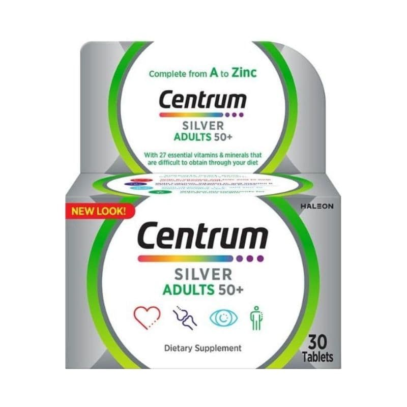 CENTRUM Silver Adult 50 Plus Multivitamin - 30 Tablets
