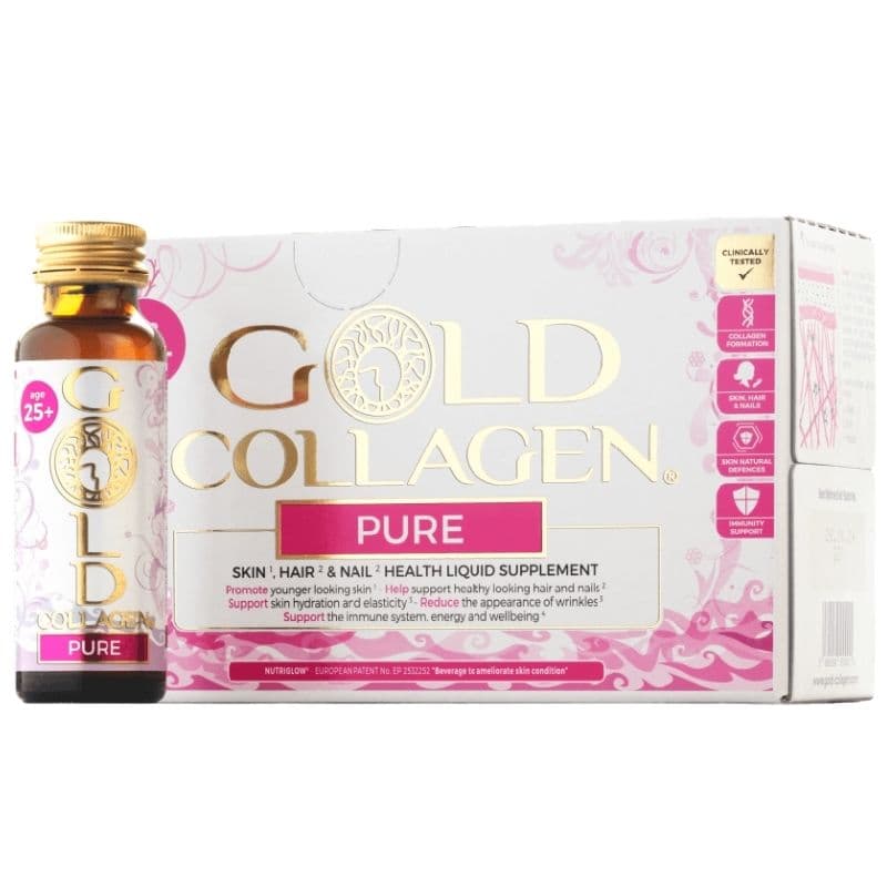 GOLD COLLAGEN Pure Drinking Liquid - 50ml x 10 Vials