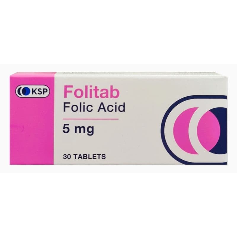 FOLITAB 5mg - 30 Tablets