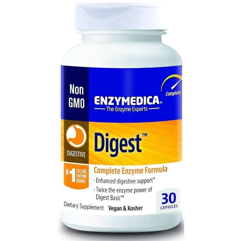 ENZYMEDICA Digest Complete Enzyme Formula - 30 Capsules