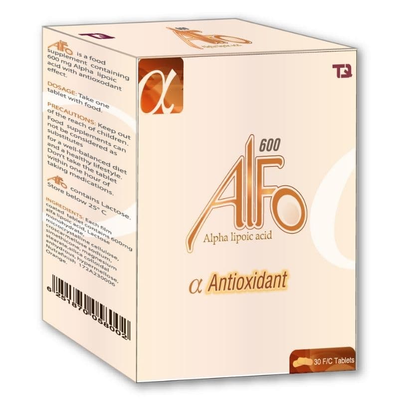 ALFO 600 Alpha Lipoic Acid - 30 Tablets