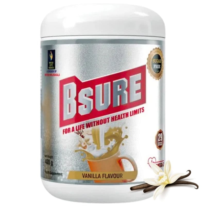 BESURE Vanilla Sugar Free Nutrition - 400g Powder BB-10001