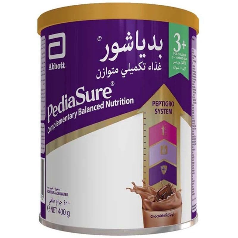 PEDIASURE 3+ Chocolate - 400g Milk Formula Powder