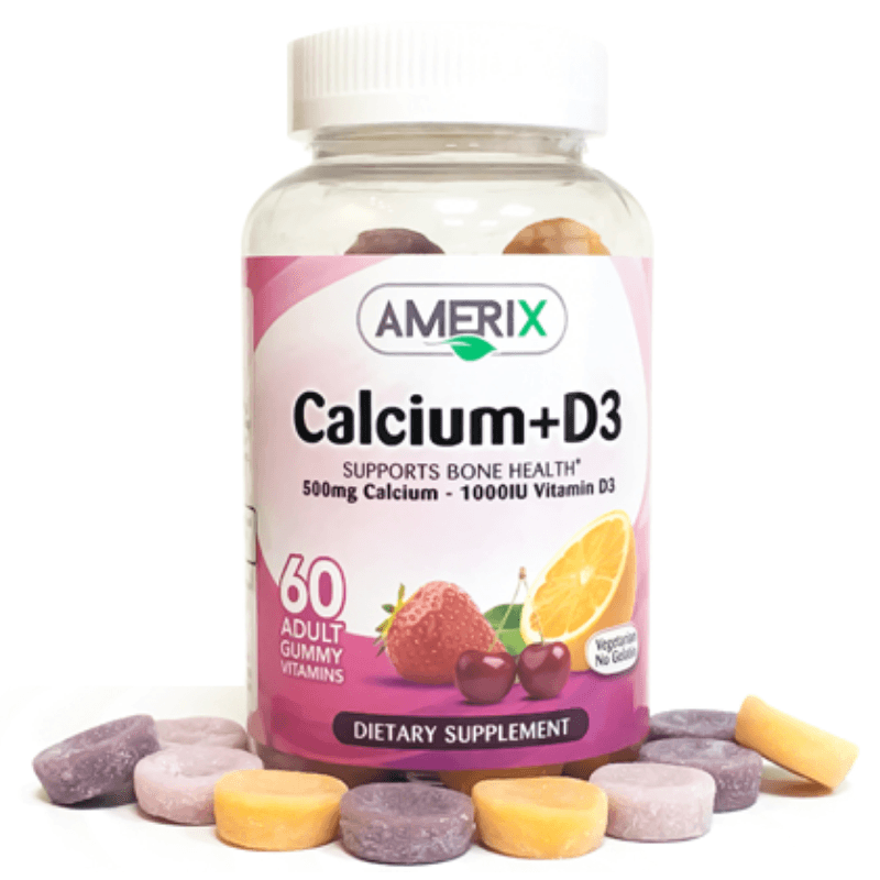 AMERIX Calcium & Vitamin D3 Adult Gummy - 60 Pieces