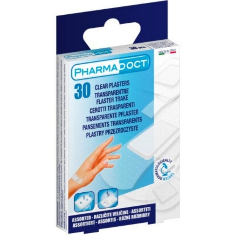 ES PHARMADOCT Classic Clear Assorted Plasters - 30 Pieces 51692