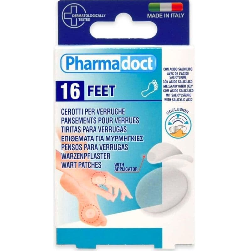 اي إس فارما دوكت - لصقات ثآليل القدم - 16 قطعة 51711