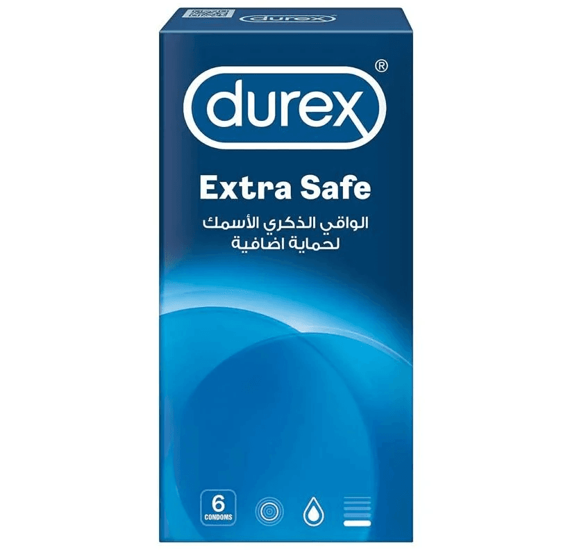 DUREX Extra Safe - 6 Condoms 200