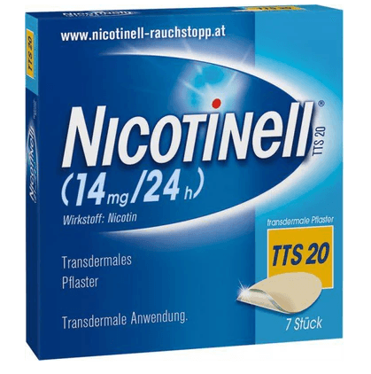 NICOTINELL TTS 20 - 14mg/24hr Nicotine - 7 Transdermal Patches