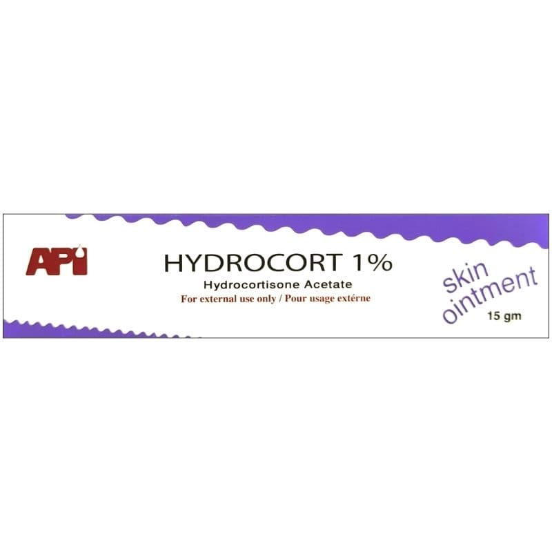 HYDROCORT A.P.I 1% Hydrocortisone Acetate - 15g Ointment