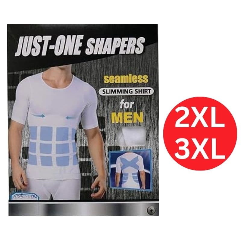JUST-ONE Shapers Slimming Men Shirt - 2X Large/3X Large 2145