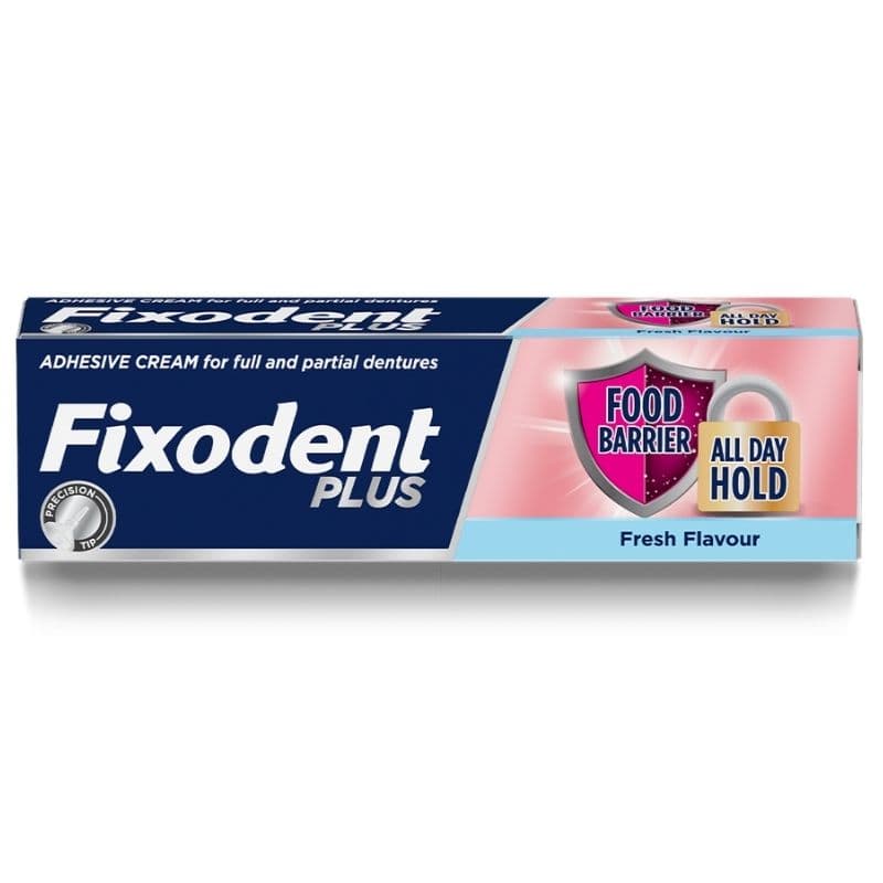 فيكسودنت بلس كريم لاصق لأطقم الأسنان بنكهة منعشة - 40ج