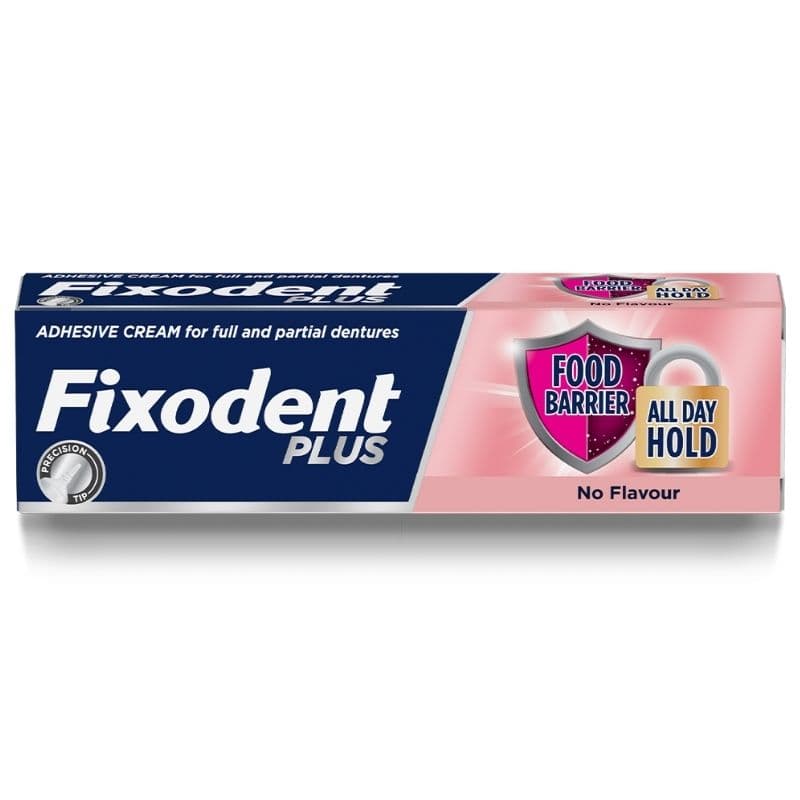 فيكسودنت بلس كريم لاصق لأطقم الأسنان بدون نكهة - 40ج