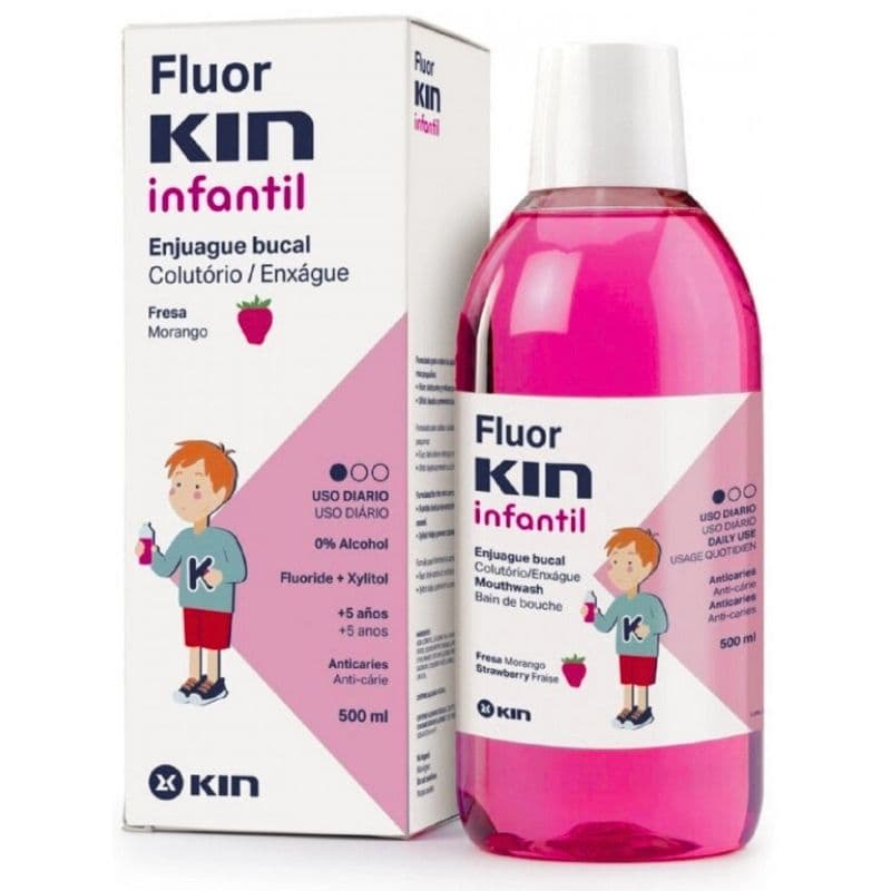 كين - غسول فم فلور-كين للأطفال - ٥٠٠ مل