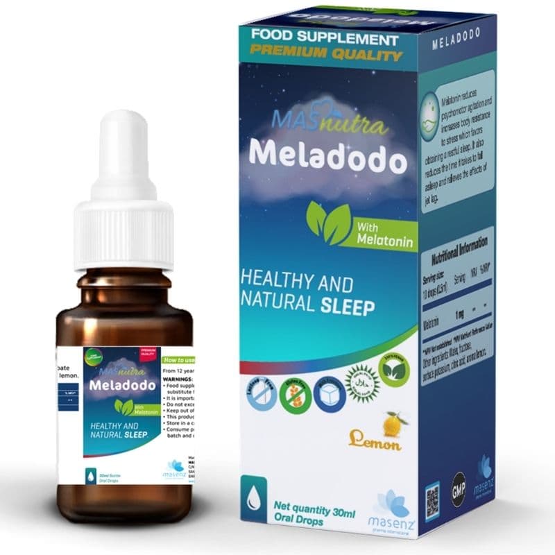 MASNUTRA Meladodo with Melatonin for Sleep - 30ml Oral Drops