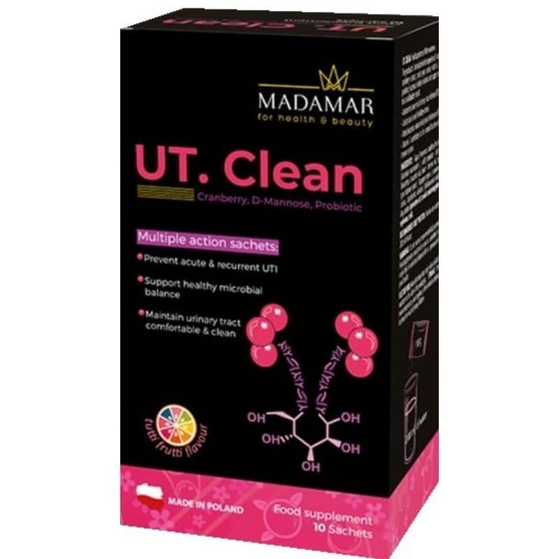 MADAMAR UT.Clean Cranberry,Manousa,Proboiotic - 10 Sachets