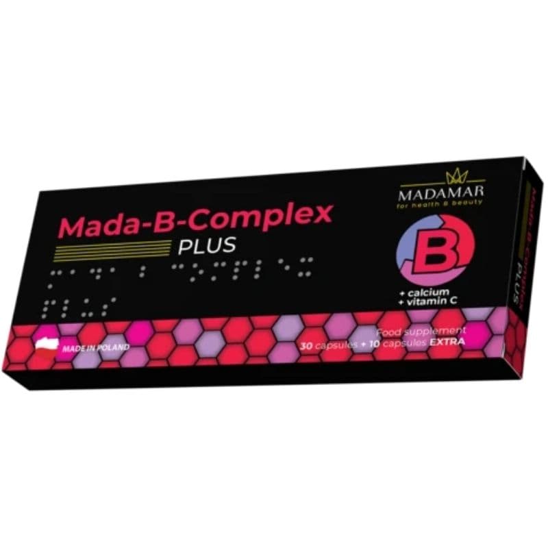 MADAMAR Mada B Complex Plus - 40 Capsules