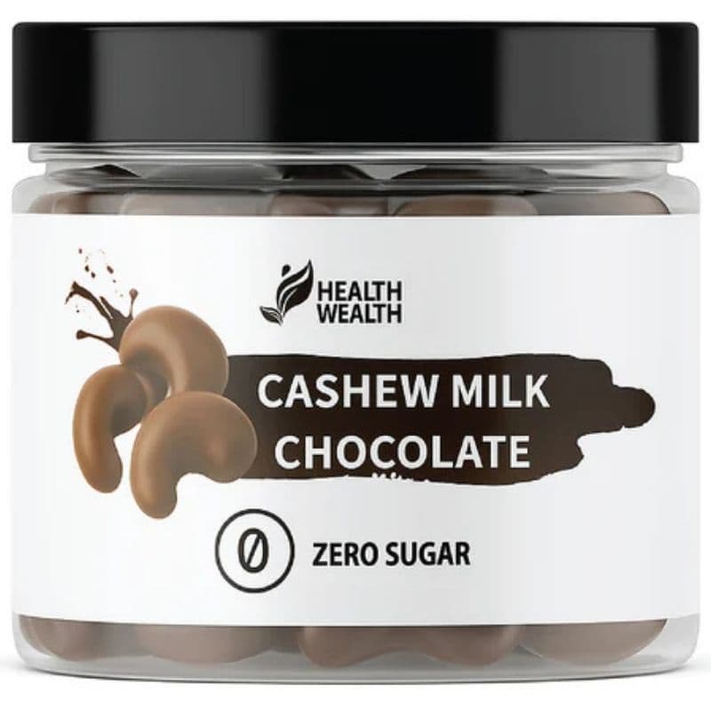 HEALTH WEALTH Sugar Free Cashew Milk Chocolate - 175g