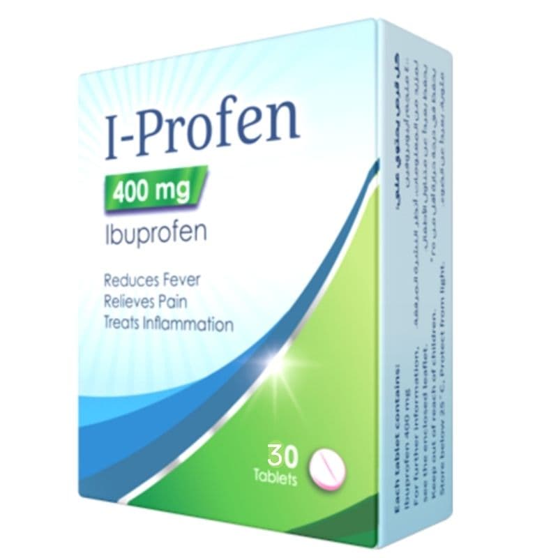 I PROFEN 400mg Ibuprofen - 30 Tablets