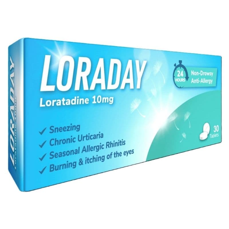 LORADAY 10mg Loratadine - 30 Tablets