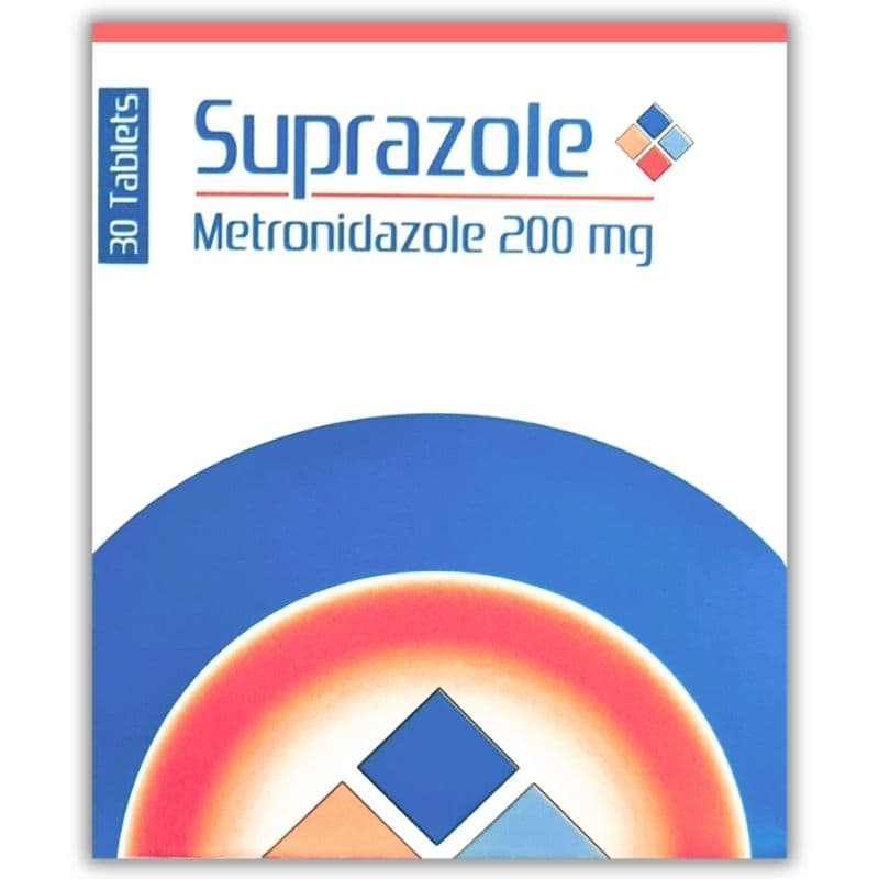 SUPRAZOLE 200mg Metronidazole - 30 Tablets