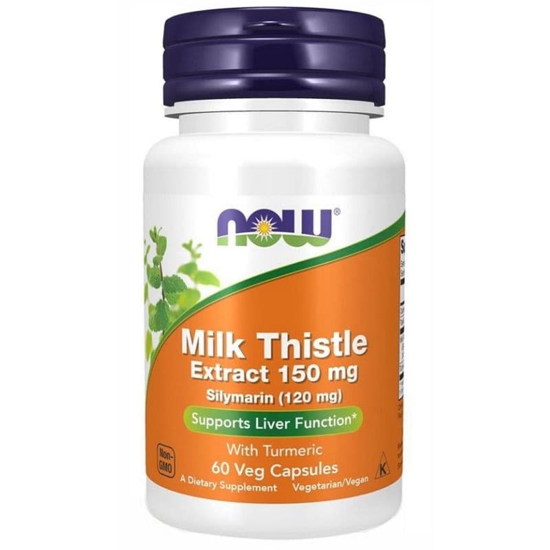 NOW Milk Thistle - 60 Capsules