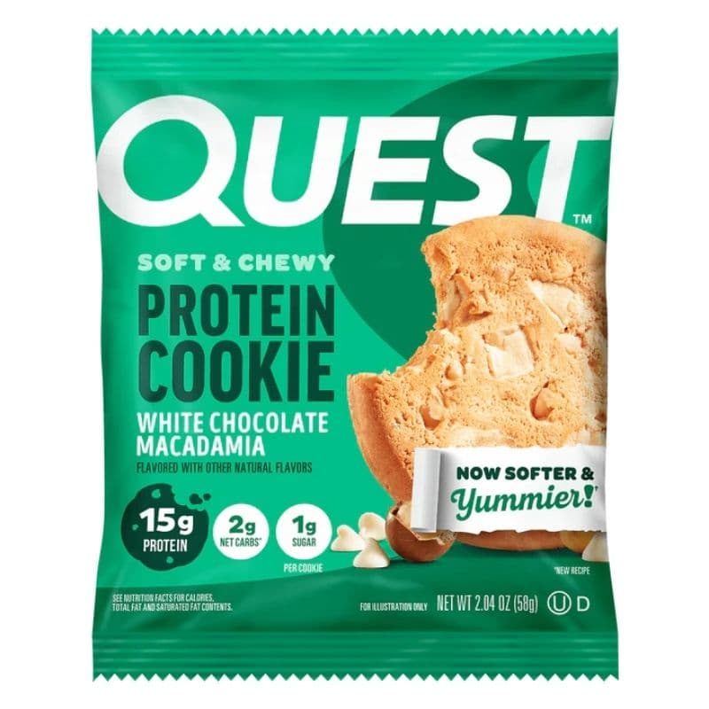 QUEST Protein Cookie White Chocolate Macadamia - 58g