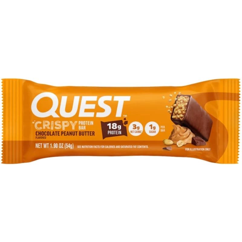 QUEST Hero Protein Bar Crispy Chocolate Peanut Butter - 54g 054001047