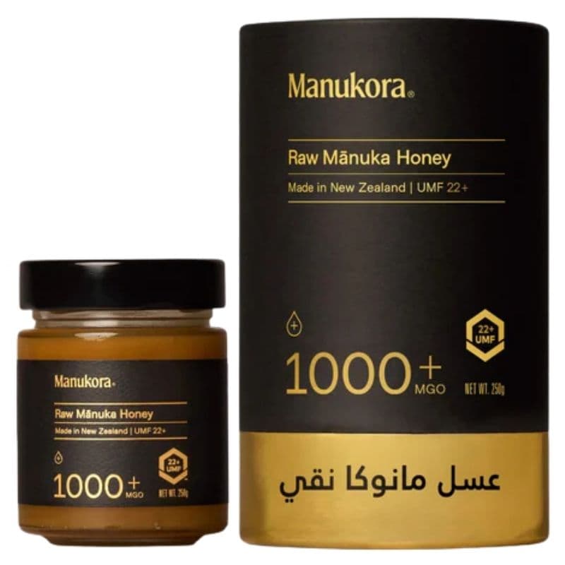 مانكورا - عسل مانوكا الخام - 250ج UMF22+ /MGO1000