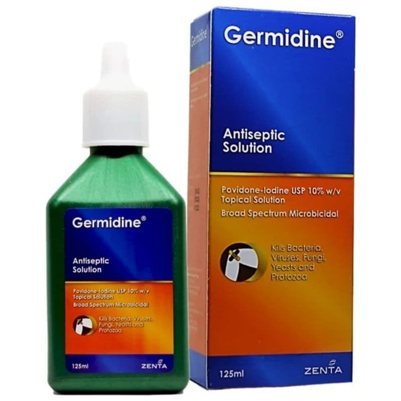 GERMIDINE Antiseptic Solution Povidone-Iodine 10% - 125ml