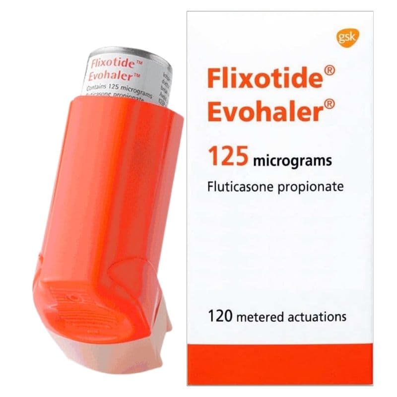 FLIXOTIDE 125mcg Fluticasone Propionate - 120 Dose Evohaler