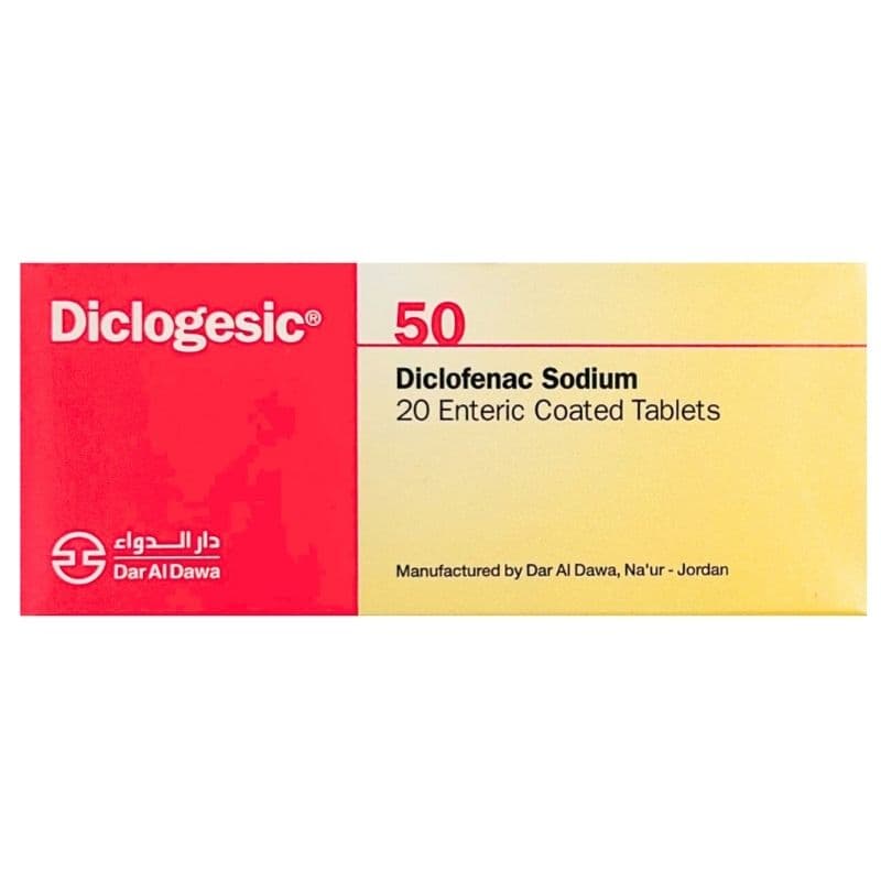 DICLOGESIC 50mg Diclofenac Sodium - 20 Tablets