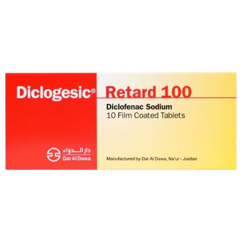 DICLOGESIC Retard 100mg Diclofenac Sodium - 10 Tablets