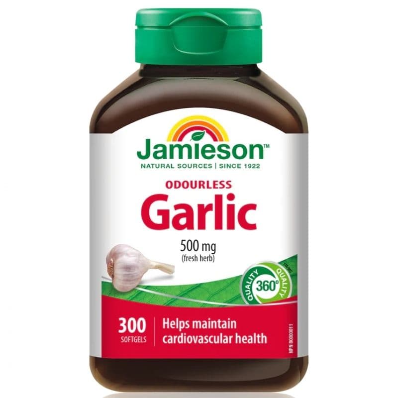 JAMIESON Garlic 500mg - 300 Softgels