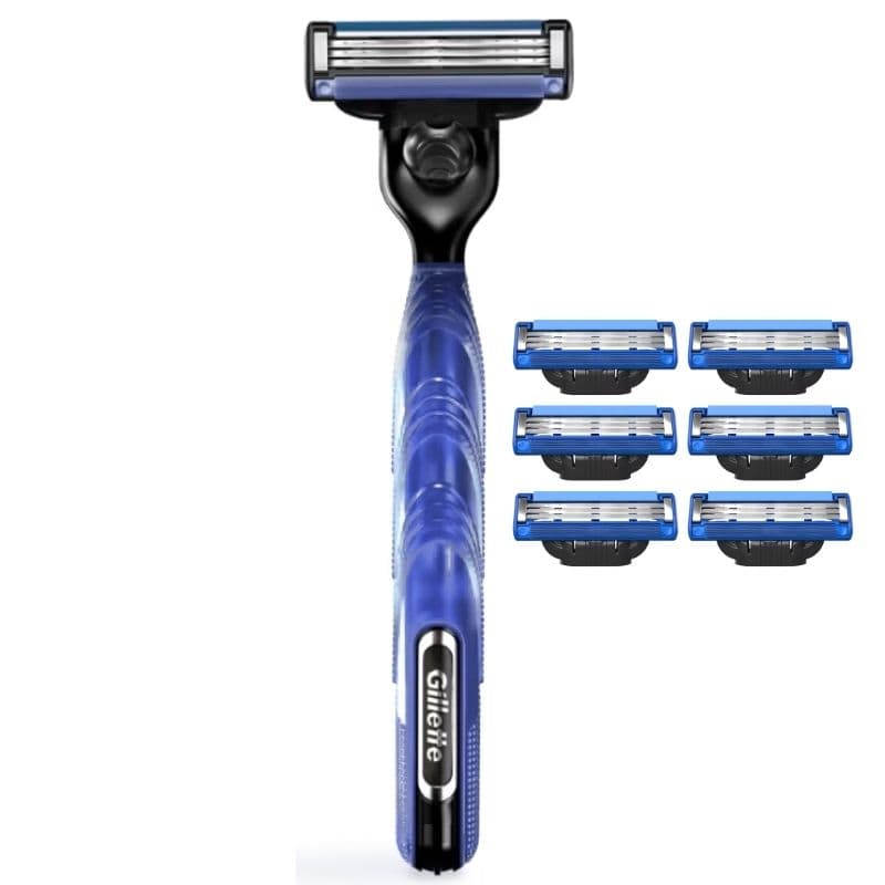 GILLETTE Mach3 Plus - 1 Handle + 7 Refill Cartilage FP 557 19101