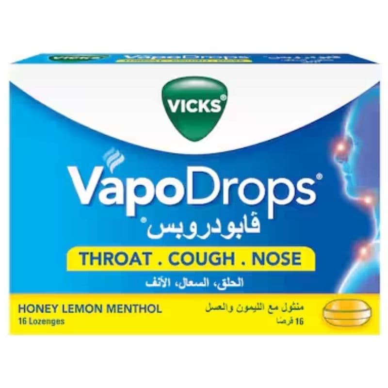 فيكس فابو دروبس، أقراص استحلاب بنكهة العسل والليمون، 16 قرصًا