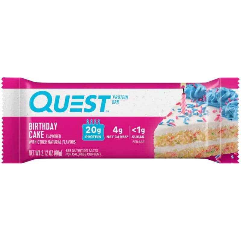 QUEST Hero Protein Bar Birthday Cake - 60g - 054001001