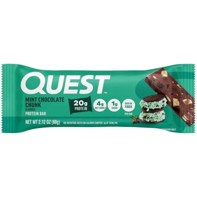 QUEST Hero Protein Bar Mint Chocolate Chunk - 60g -054001058