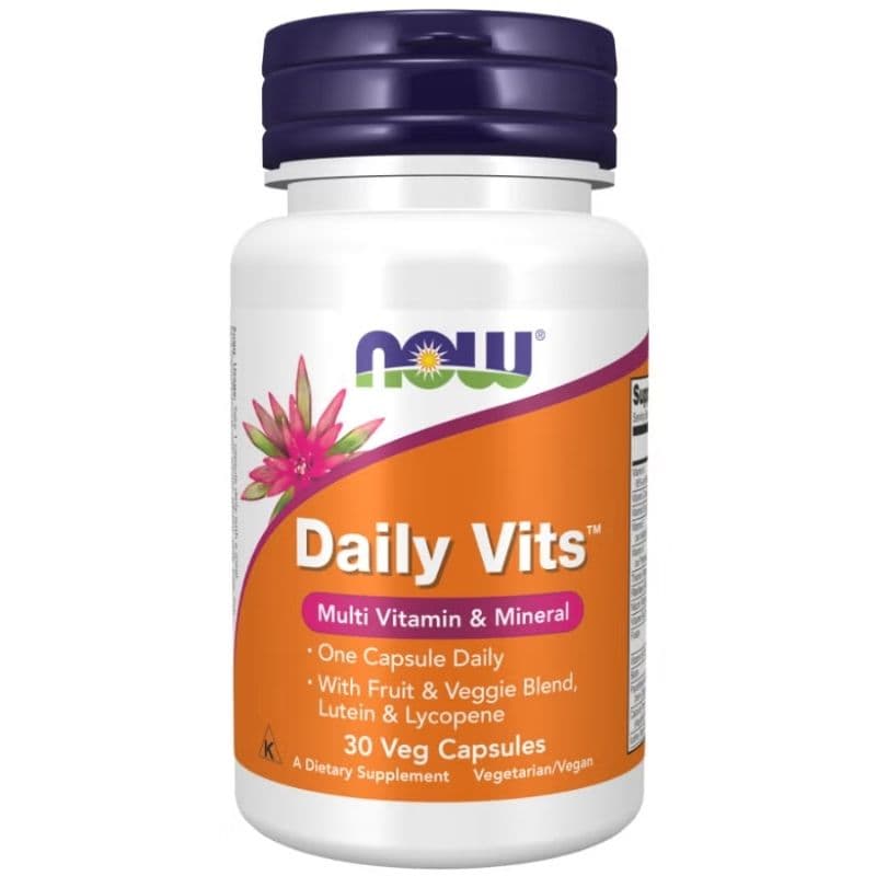 NOW Daily Vits Multivitamin & Mineral - 30 Capsules