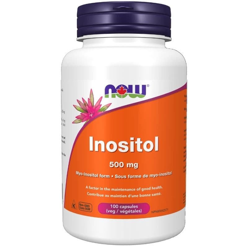 NOW Inositol 500mg - 100 Capsules