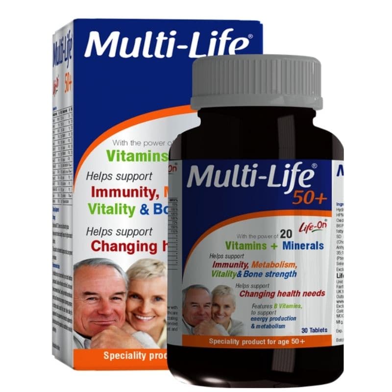 لايف اون فيتامينات متعددة 50 بلس - 30 قرص